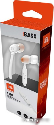 Наушники JBL T110 (белый) 