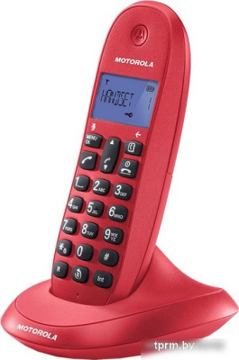 Радиотелефон Motorola C1001LB+ (красный) 