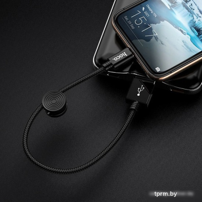 Кабель Hoco X35 USB Type-A - USB Type-C (0.25 м, черный) 