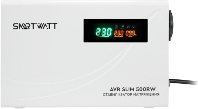 Стабилизатор напряжения SmartWatt AVR SLIM 500RW 