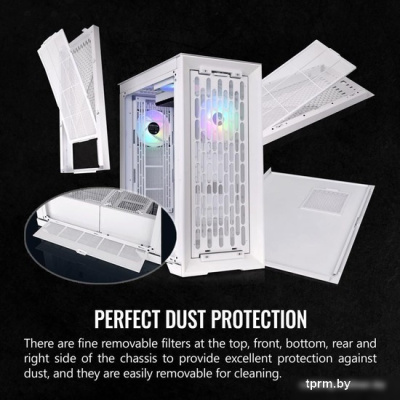 Корпус Thermaltake CTE T500 TG ARGB Snow CA-1X8-00F6WN-01 