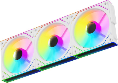 Комплект вентиляторов для корпуса Thermalright TL-M12QRW-S X3 (белый) 