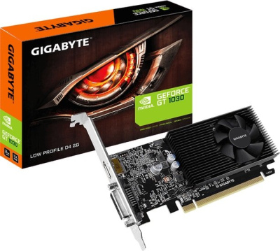 Видеокарта Gigabyte GeForce GT 1030 Low Profile 2GB DDR4 