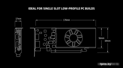 Видеокарта Sapphire Pulse Radeon RX 6400 4GB GDDR6 11315-01-20G 