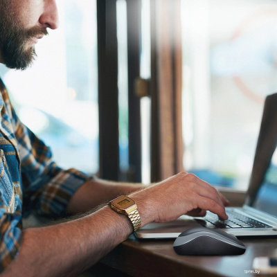 Мышь Logitech M185 (черный/серый) 