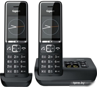 Радиотелефон Gigaset Comfort 550A Duo RUS (черный) 