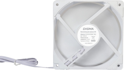 Вентилятор для корпуса Digma DFAN120PWM-1WH 