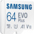 Карта памяти Samsung EVO Plus 2024 microSDXC 64GB (с адаптером) 