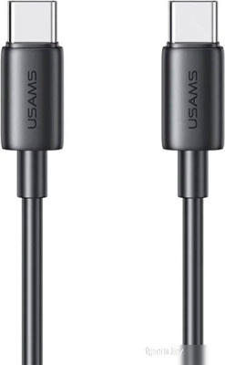 Кабель Usams US-SJ711 USB Type-C - USB Type-C (1 м, черный) 