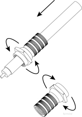Коннектор ЭРА RG-6 Simple RS-F-6 (100 шт) 