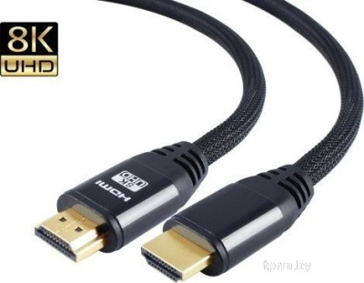 Кабель KS-IS KS-486-2 HDMI - HDMI (2 м, черный) 