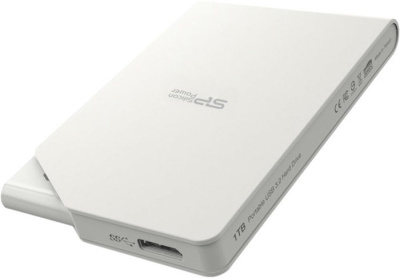 Внешний жесткий диск Silicon-Power Stream S03 1TB White (SP010TBPHDS03S3W) 