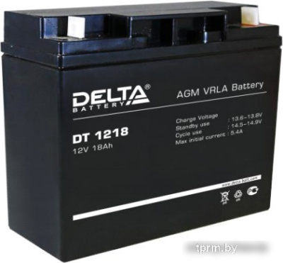 Аккумулятор для ИБП Delta DT 1218 (12В/18 А·ч) 