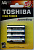Toshiba Alkaline LR03 4BP 