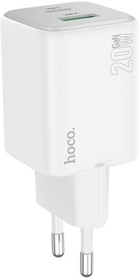 Сетевое зарядное Hoco N41 (белый)