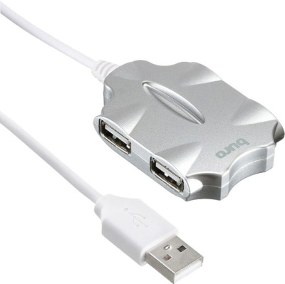 USB-хаб Buro BU-HUB4-0.5-U2.0-Candy 