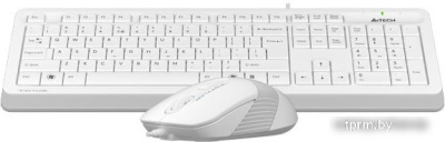 Клавиатура + мышь A4Tech Fstyler F1010 (белый/серый) 