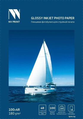 NV Print Глянцевая 10x15 180 г/м2 100 л NVP-180Gl4Rs100 