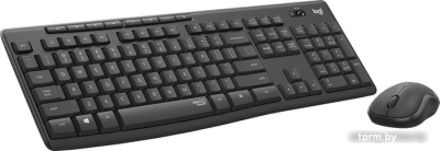 Клавиатура + мышь Logitech MK295 Silent (черный) 