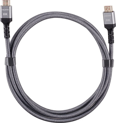 Кабель AOPEN ACG859A-2 HDMI - HDMI (2 м, серый) 