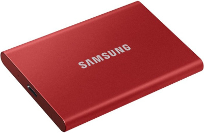 Внешний накопитель Samsung T7 500GB (красный) 