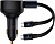 Автомобильное зарядное Baseus Enjoyment Retractable 2-in-1 Car Charger C+C 33W C00035500111-00 