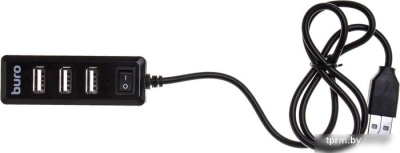 USB-хаб Buro BU-HUB4-0.5L-U2.0 