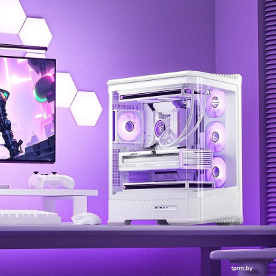 Корпус Jonsbo D400 (белый) 