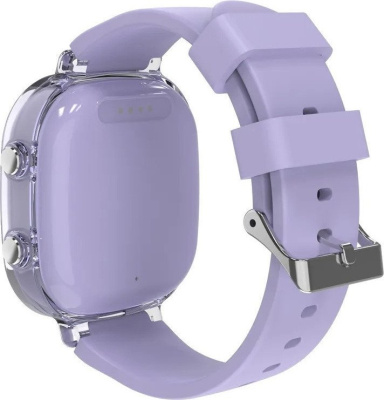 Умные часы с наушниками Aimoto Crystal 4G (сиреневый) 