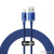 Кабель Baseus Crystal Shine USB Type-A - Lightning (2 м, синий) Кабель Baseus Crystal Shine USB Type-A - Lightning (2 м, синий)