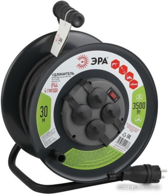 Удлинитель ЭРА RMx-4es-3x2.5-30m-IP44(KG) Б0043058 