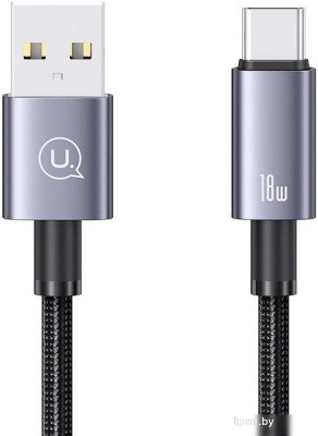 Usams US-SJ680 USB Type-A - USB Type-C (0.25 м, черный) 